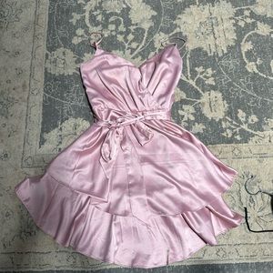 B darlin dress in pink size 5/6 fits like a small
